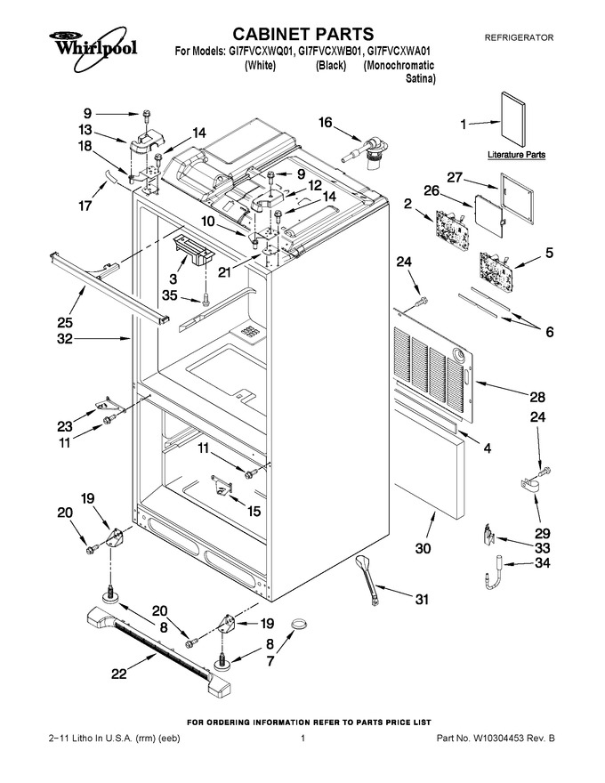 Diagram for GI7FVCXWB01