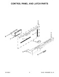 Diagram for 03 - Control Panel And Latch Parts