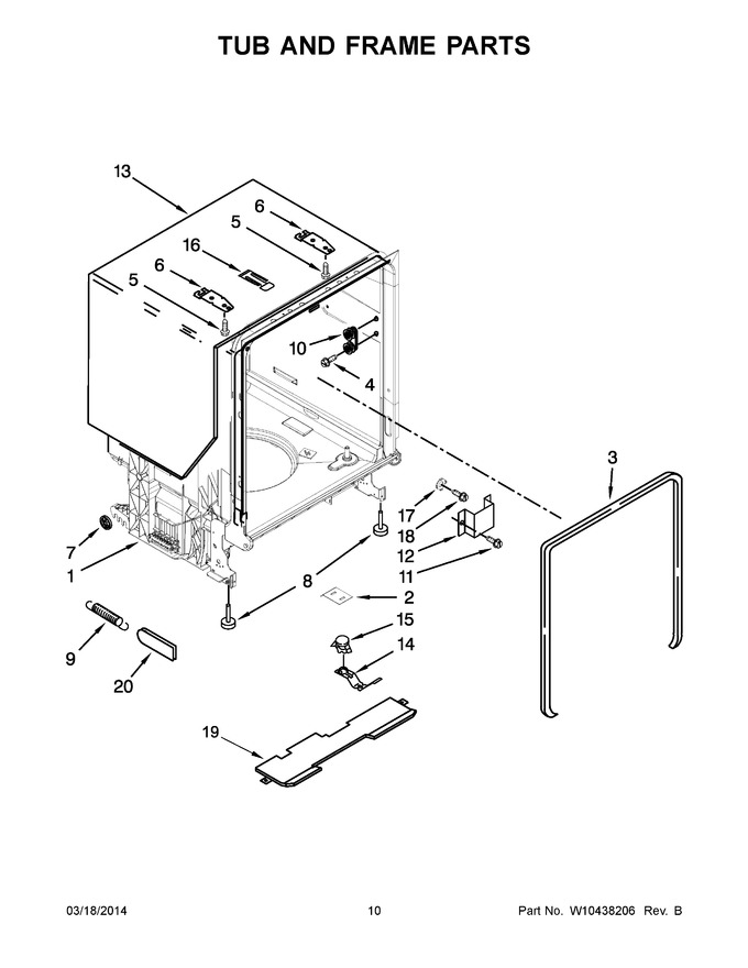 Diagram for WDT770PAYM0