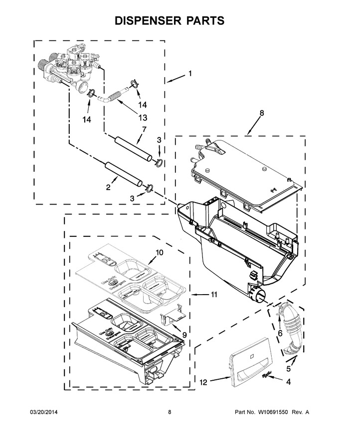 Diagram for WFW95HEDU0