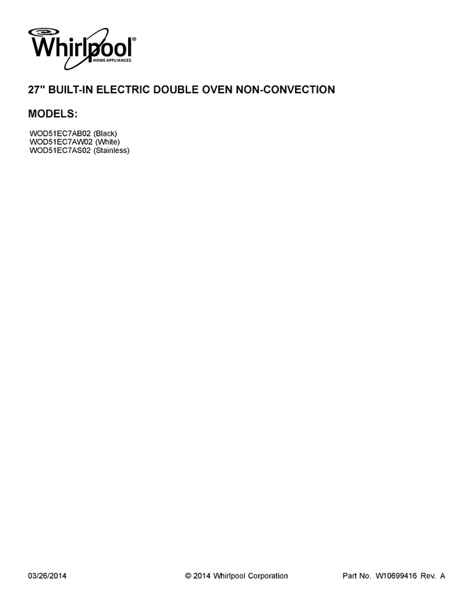 Diagram for WOD51EC7AW02