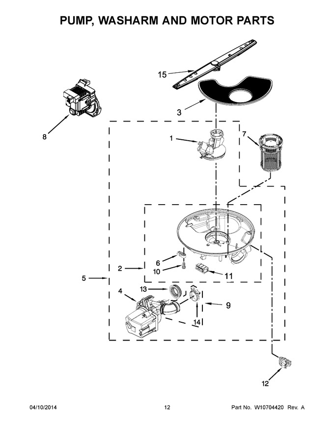 Diagram for WDP350PAAW4
