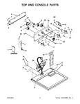 Diagram for 02 - Top And Console Parts
