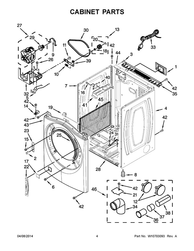Diagram for WGD8740DW0