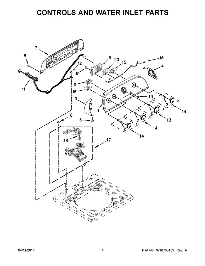 Diagram for WTW4800BQ1