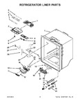 Diagram for 03 - Refrigerator Liner Parts