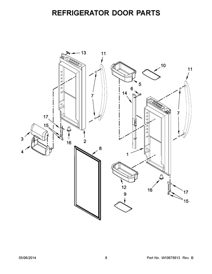 Diagram for KBFS25ECWH00