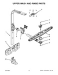 Diagram for 08 - Upper Wash And Rinse Parts