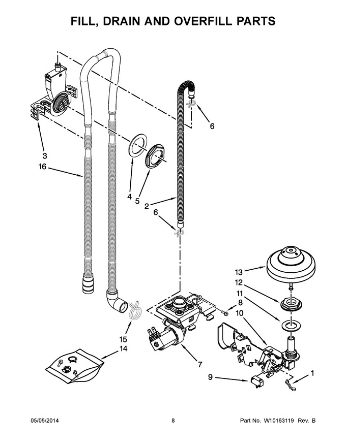 Diagram for KUDW03CTBL2