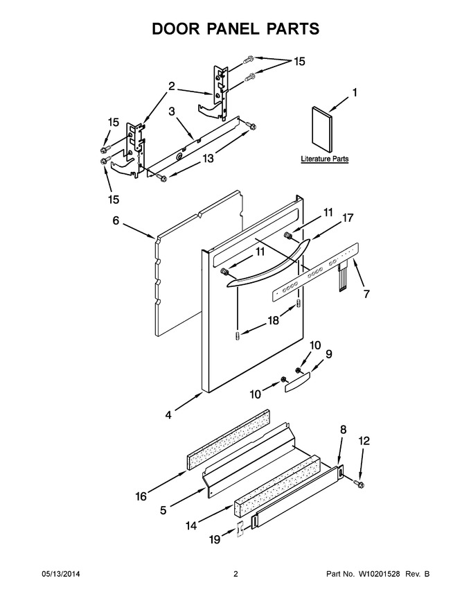 Diagram for KUDW03CTBL3