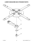 Diagram for 09 - Lower Washarm And Strainer Parts