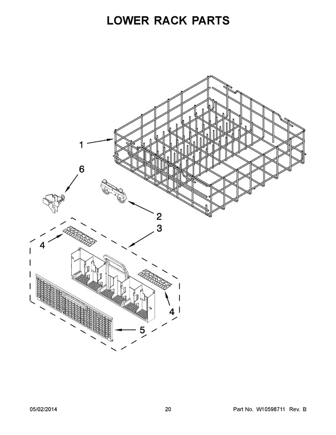 Diagram for WDT710PAYW4
