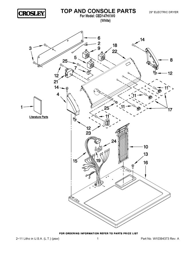Diagram for CED147HXW0