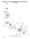 Diagram for 04 - Brake, Clutch, Gearcase, Motor And Pump Parts