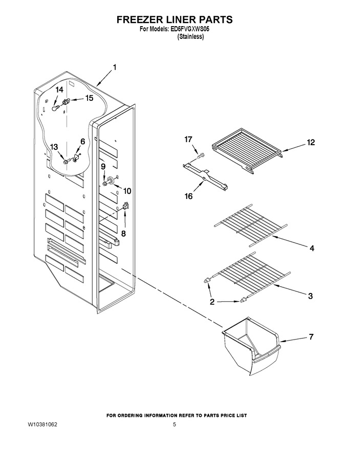 Diagram for ED5FVGXWS05