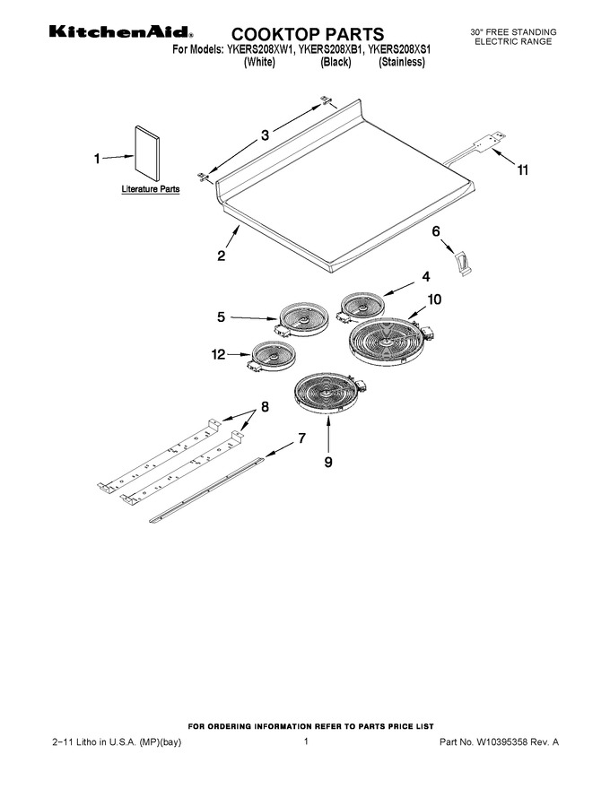 Diagram for YKERS208XW1