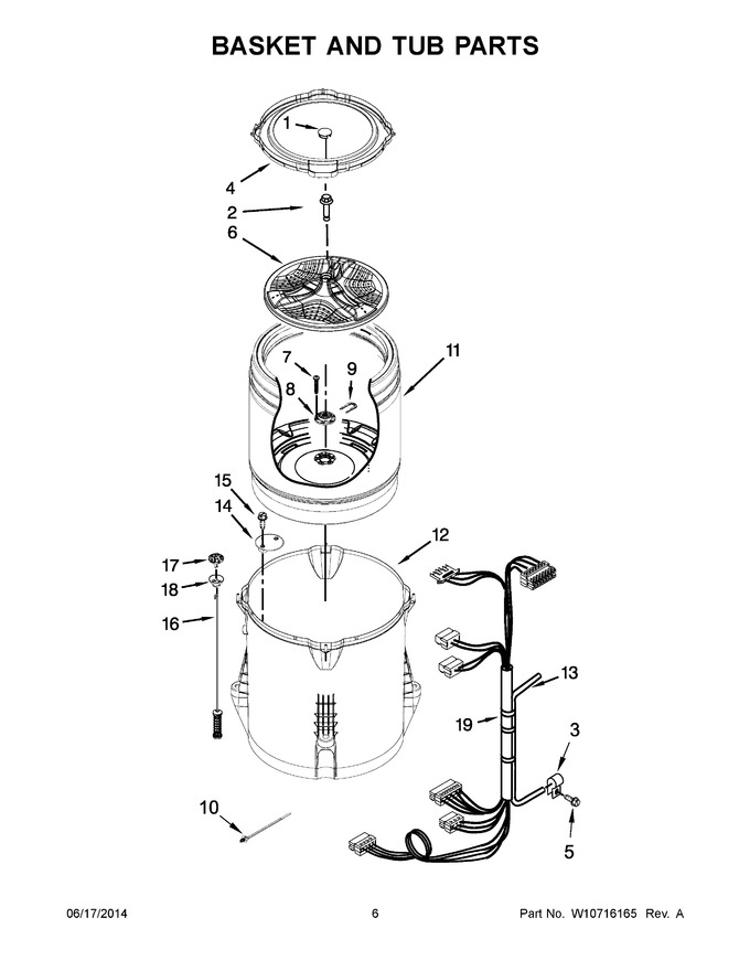 Diagram for WTW5000DW0