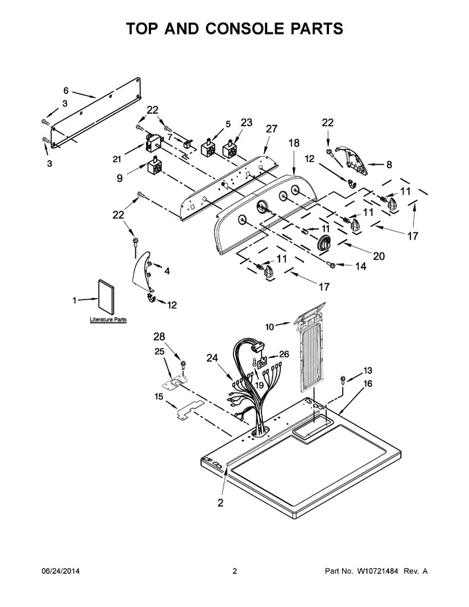 Diagram for WED5000DW1