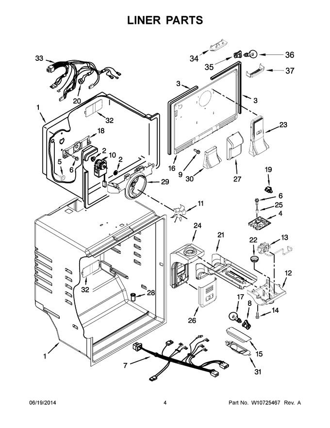 Diagram for WRT371SZBB01
