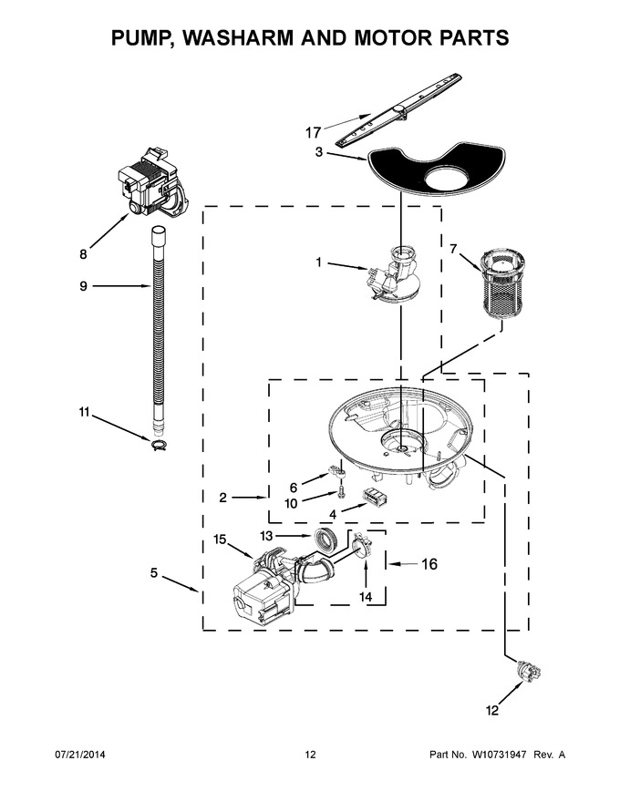 Diagram for WDF520PADW0