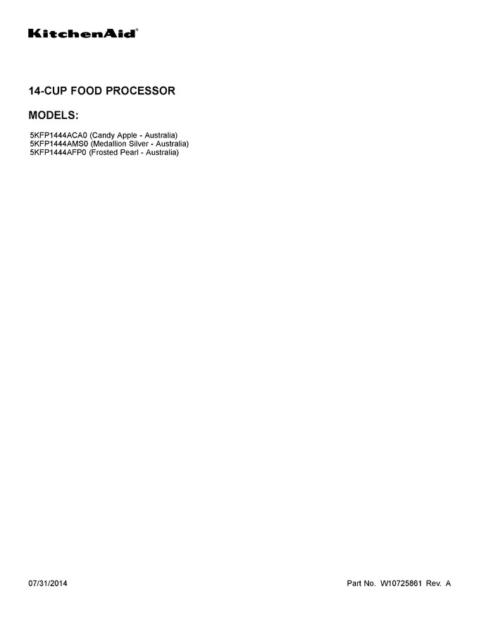 Diagram for 5KFP1444ACA0