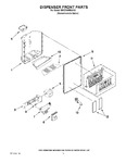 Diagram for 08 - Dispenser Front Parts