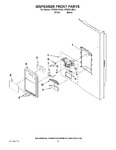 Diagram for 08 - Dispenser Front Parts