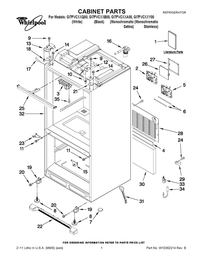 Diagram for GI7FVCXXB00
