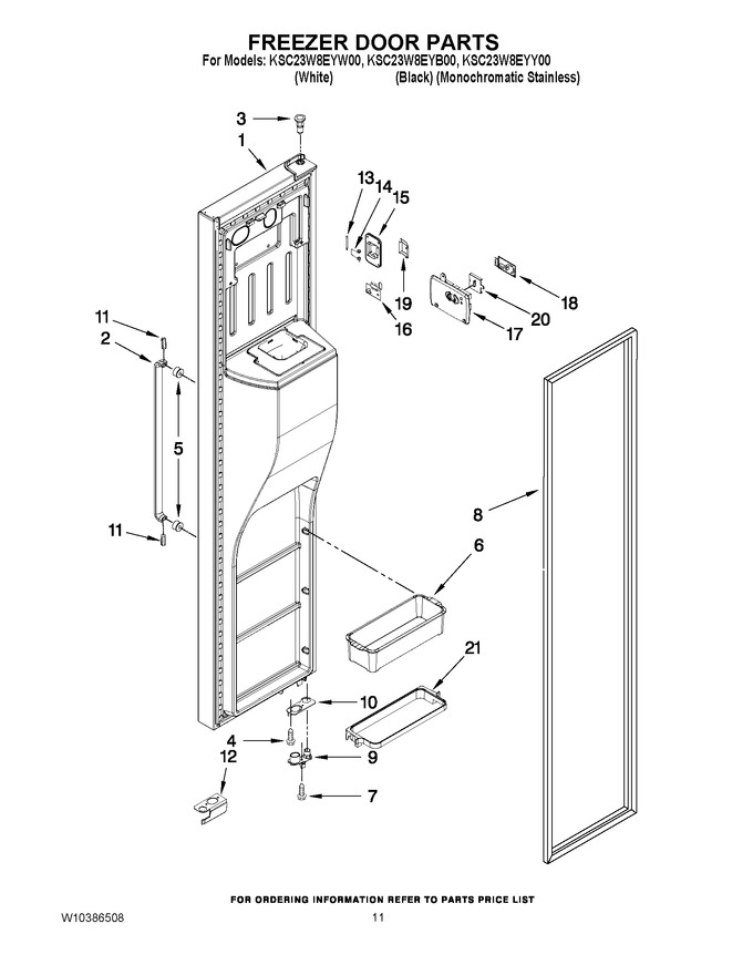 Diagram for KSC23W8EYY00