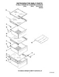 Diagram for 03 - Refrigerator Shelf Parts