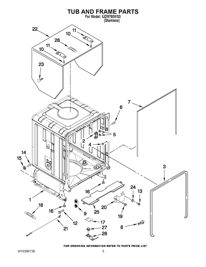 Diagram for IUD9750WS3