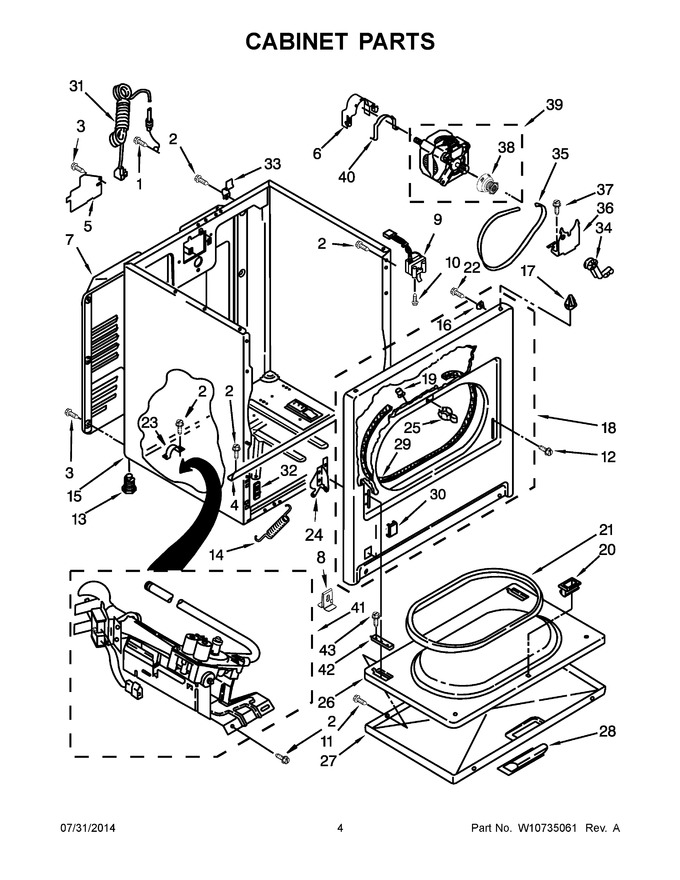 Diagram for WGD4850BW2