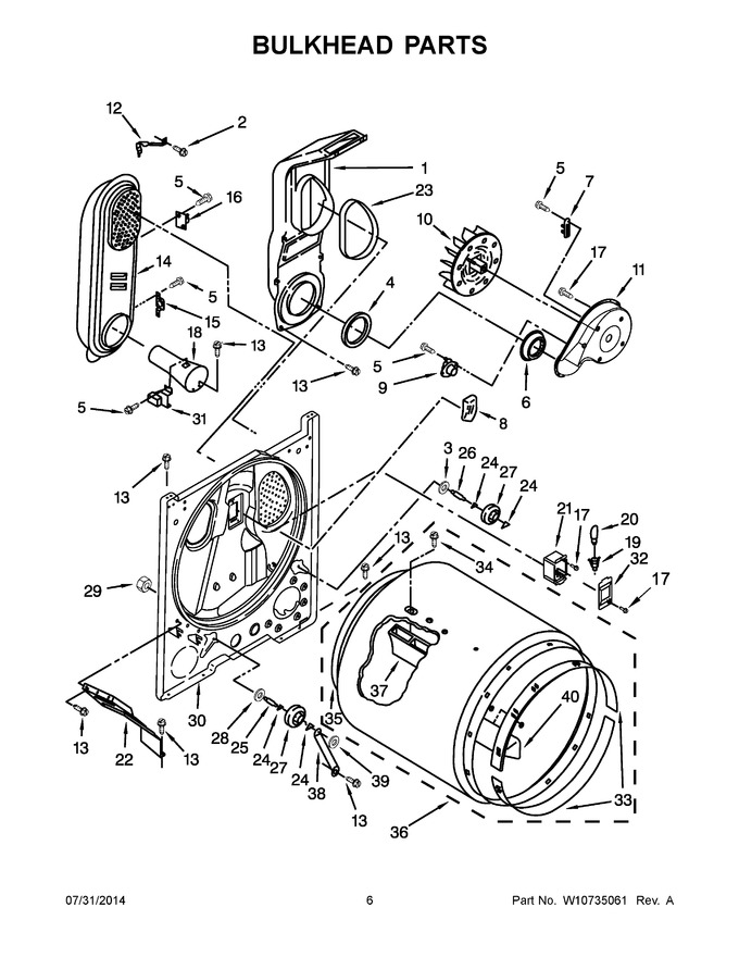 Diagram for WGD4850BW2
