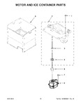 Diagram for 10 - Motor And Ice Container Parts