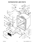 Diagram for 03 - Refrigerator Liner Parts