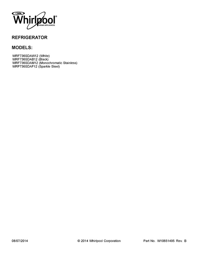 Diagram for WRF736SDAB12