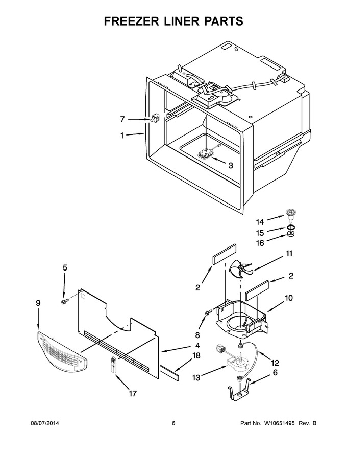 Diagram for WRF736SDAF12