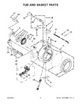 Diagram for 05 - Tub And Basket Parts