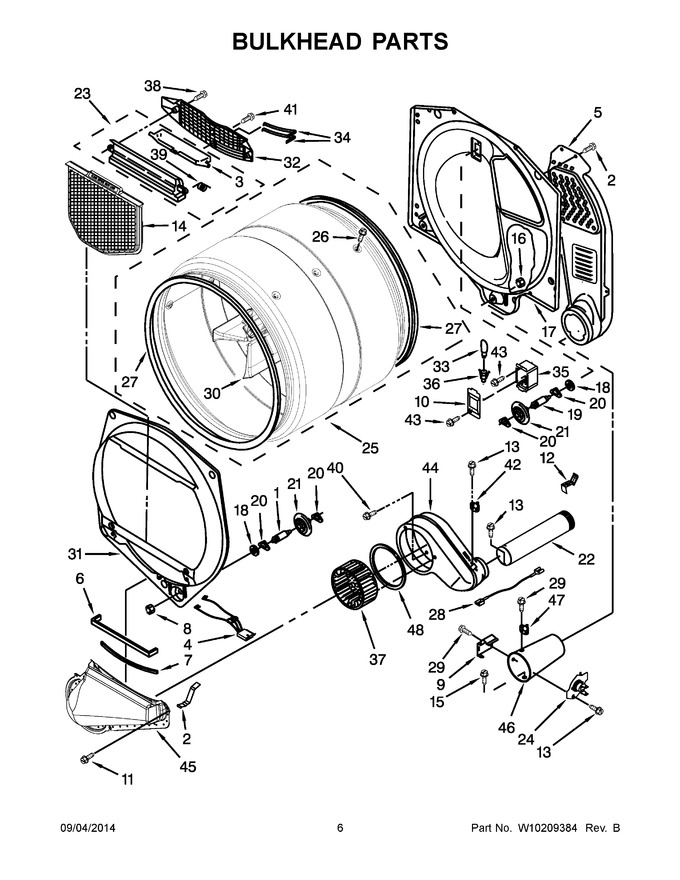 Diagram for WGD9400VE0