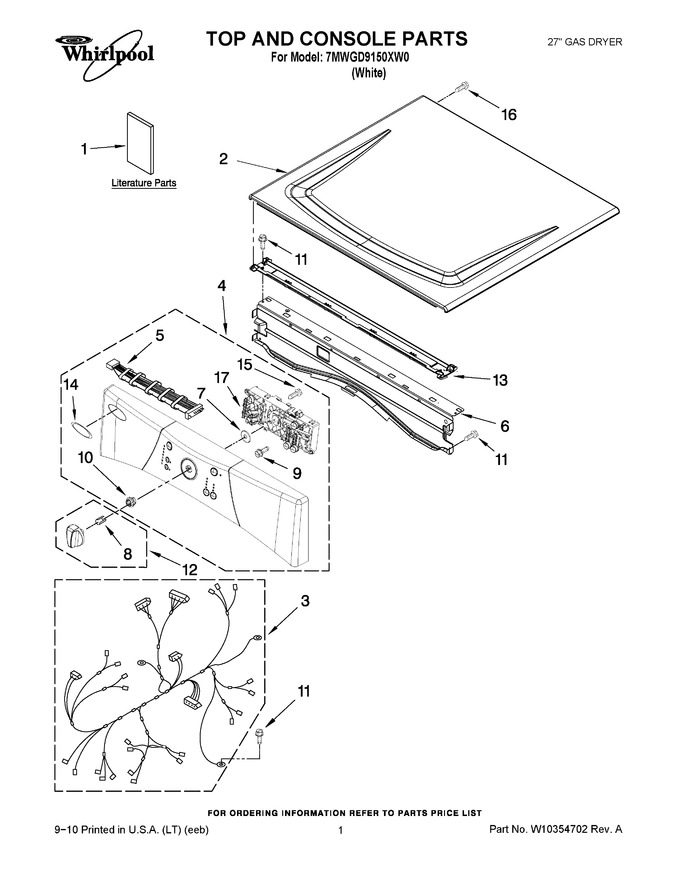 Diagram for 7MWGD9150XW0