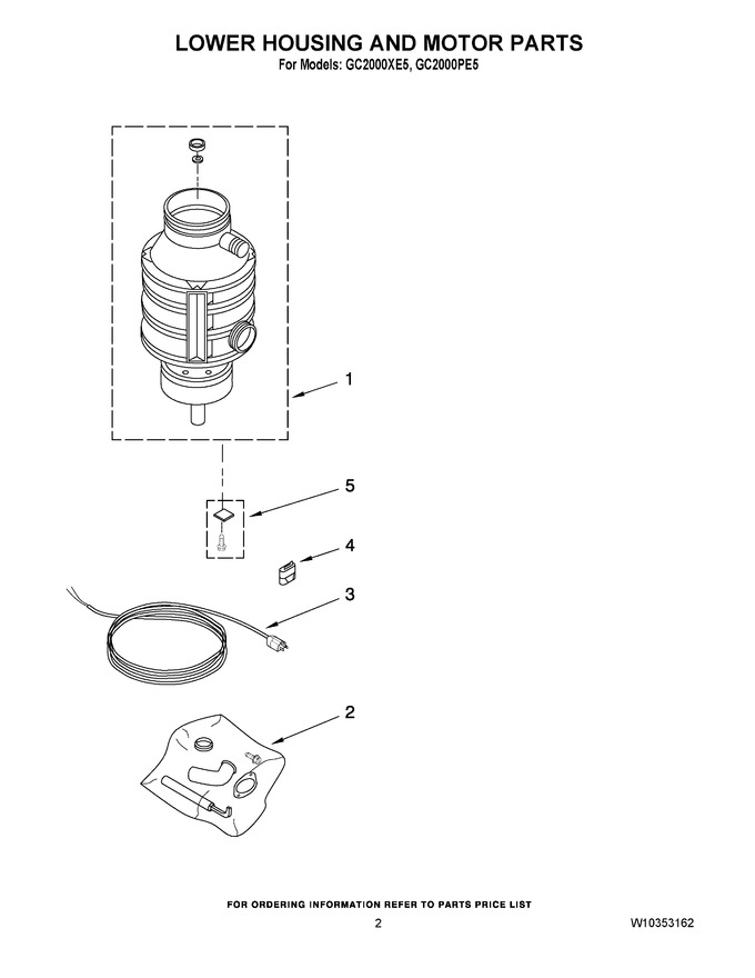 Diagram for GC2000PE5