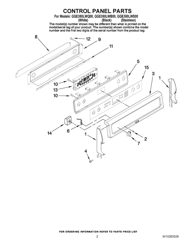 Diagram for GGE350LWS00