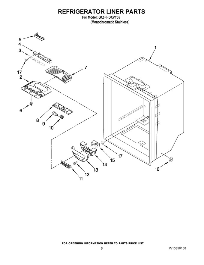 Diagram for GX5FHDXVY05
