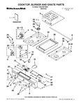 Diagram for 01 - Cooktop, Burner And Grate Parts