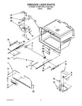 Diagram for 06 - Freezer Liner Parts