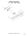Diagram for 02 - Control Panel And Latch Parts