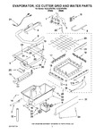 Diagram for 02 - Evaporator, Ice Cutter Grid And Water Parts