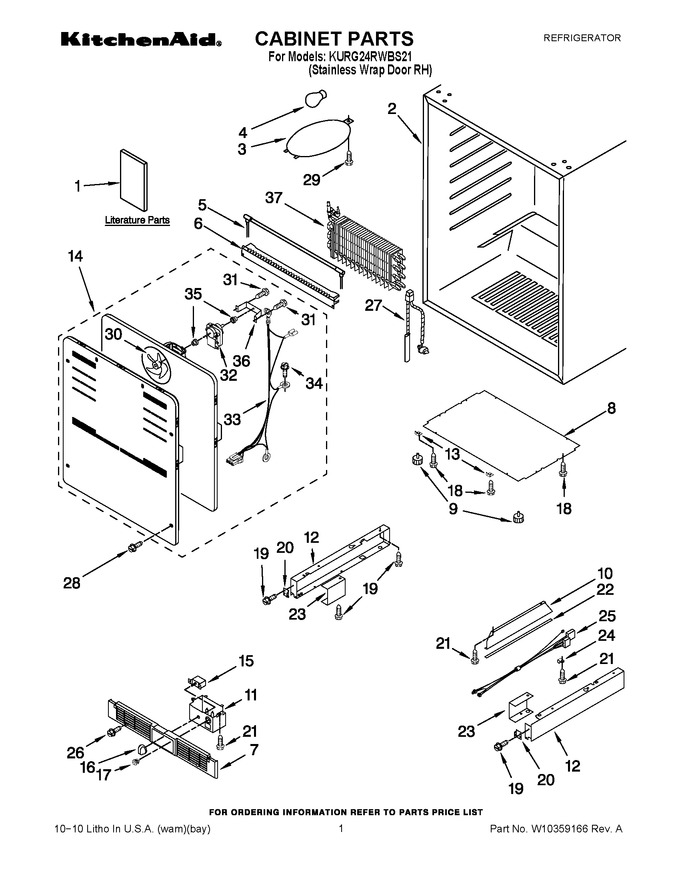 Diagram for KURG24RWBS21