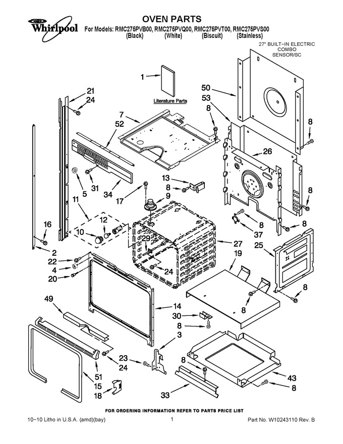 Diagram for RMC275PVB00