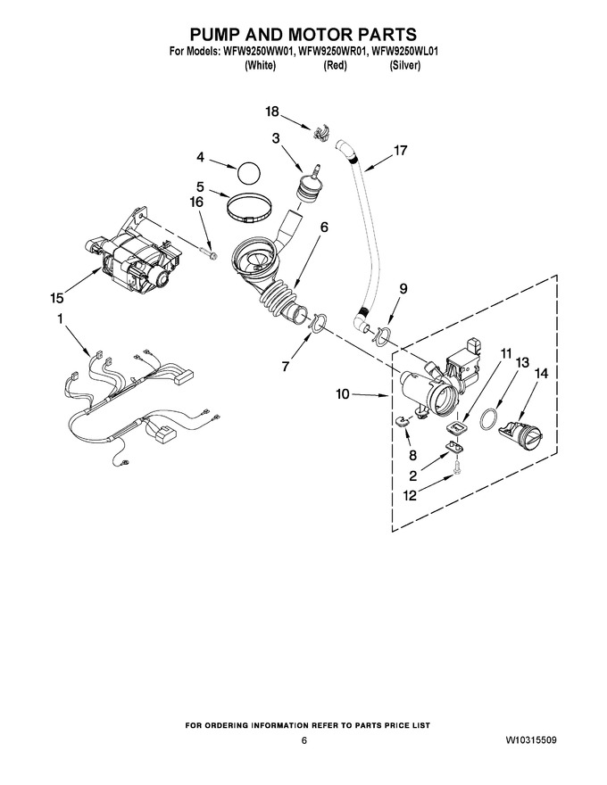 Diagram for WFW9250WL01